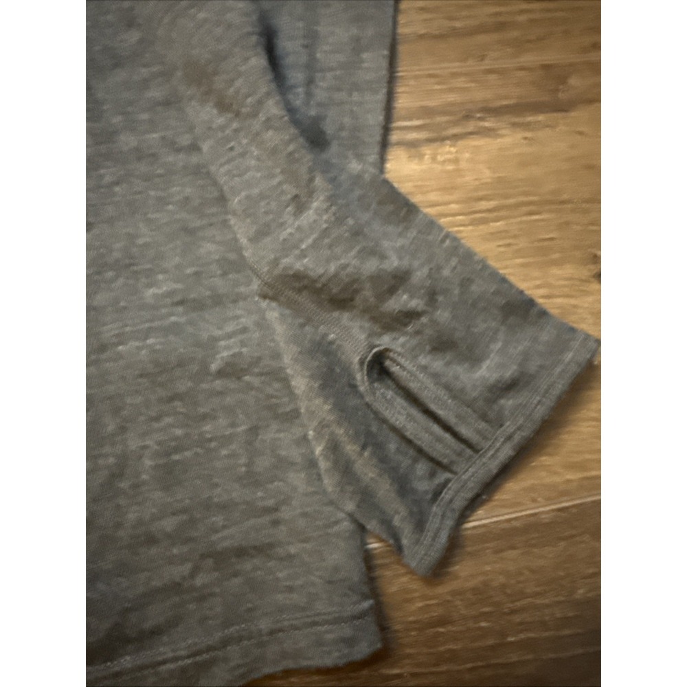 IBEX Hooded Indie Mens Merino Wool Pullover Hoodie Gray Size XL Base layer - Picture 3 of 4